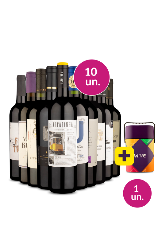 Kit 10 - Tintos + Cooler Retrô Grátis - Exclusivo We