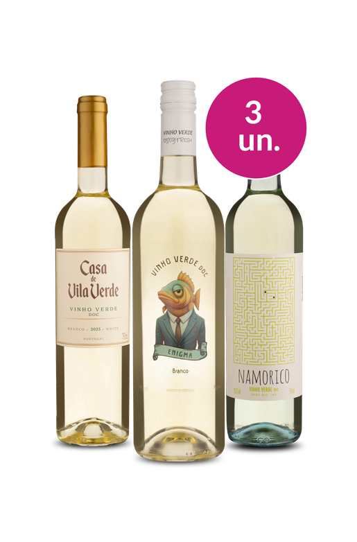 Kit 3 - Apaixonado por Vinho Verde - Oferta Absurda Imposto Zero