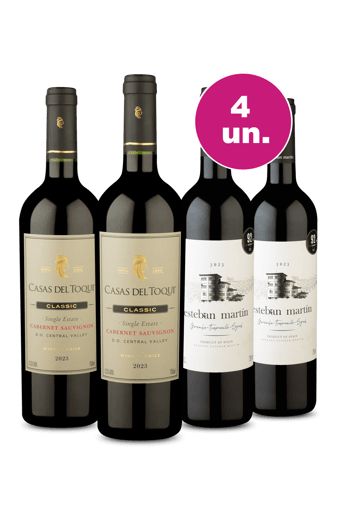 Kit 4 - Encontro de Campeões: Casas Del Toqui e Esteban Martín Tinto