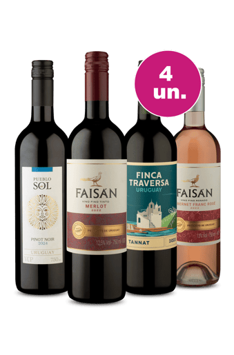 Kit 4 - Uruguaios por R$29,90 Por Garrafa - Oferta Insana