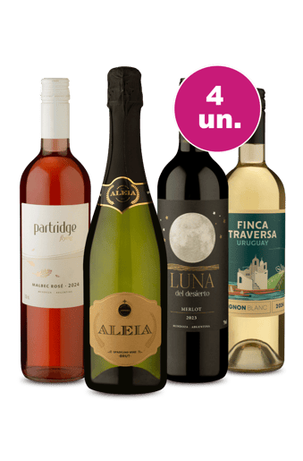 Kit 4 - Degustação Completa por R$34,90 Por Garrafa