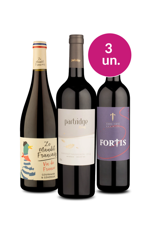 Kit 3 - Trio de Tintos por R$99