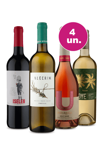 Kit 4 Por R$149 - Vinhos pra Dividir!