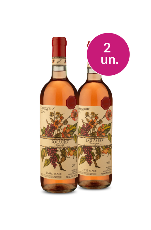 Kit 2 - Carpineto Dogajolo I.G.T. Toscano Rosato 2024 - Exclusivo We