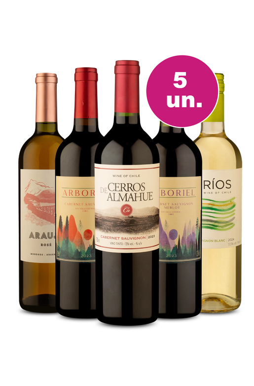 Kit 5 - Oferta Exclusiva por R$100 - Black Wine