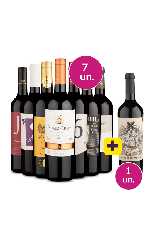 Kit 7 - Tintos no Precinho + Cordero Grátis - Oferta Absurda