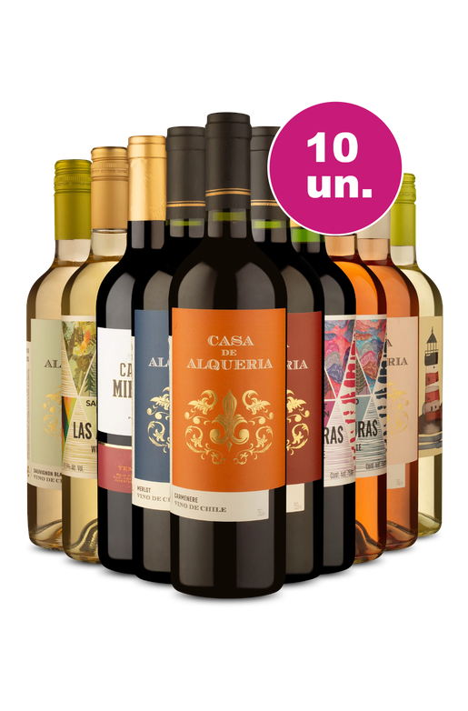 Kit 10 - Black Wine - R$21,90 por Garrafa