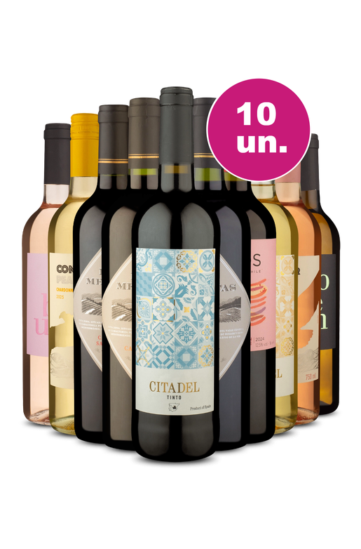 Kit 10 - Especial de Janeiro - R$23,90 por Garrafa