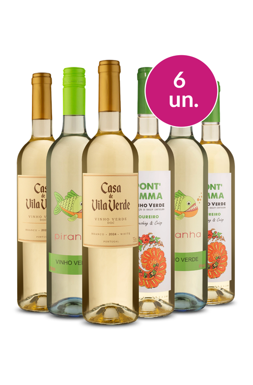 Kit 6 - Só Vinho Verde - Exclusivo We