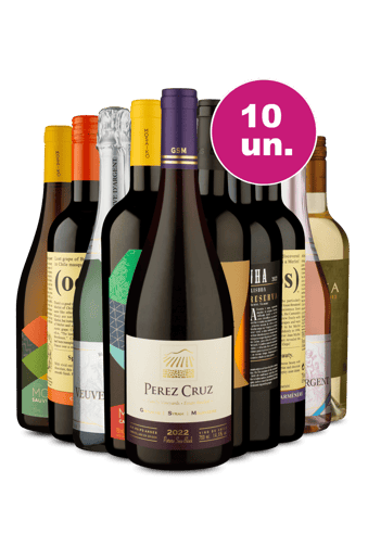 Kit 10 - Vinhos Sensacionais - R$49,90 por Garrafa - Oferta Incrível IZ
