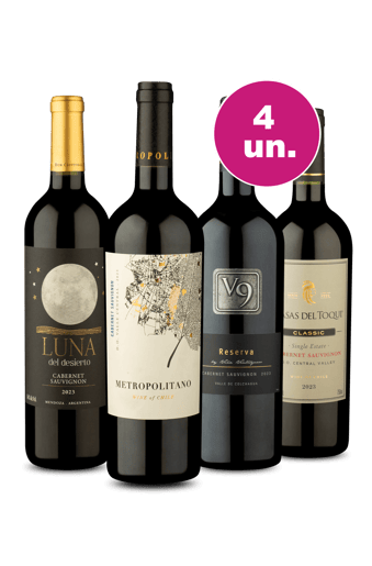 Kit 4 - Cabernet de Prestígio - Oferta Flash