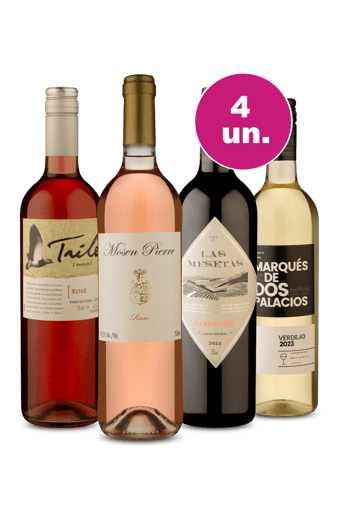 Kit 4 - Mesclados por R$27,90 Por Garrafa