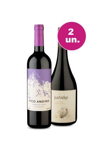 Kit 2 - Tintos Incríveis por R$37,90 por Garrafa