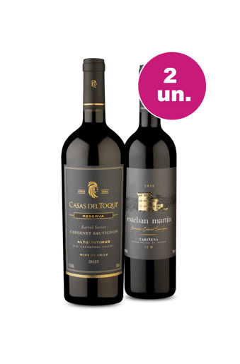 Kit 2 - Encontro de Campeões: Casas Del Toqui e Esteban Martín Reserva Tintos