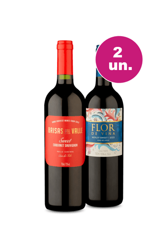 Kit 2 - Vinhos Suaves - Oferta Absurda