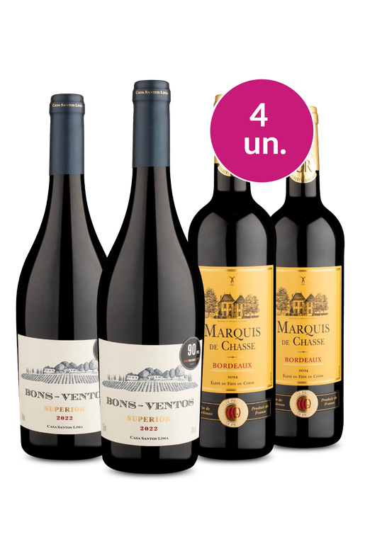 Kit 4 - Bons-Ventos e Marquis de Chasse - Oferta Flash IZ