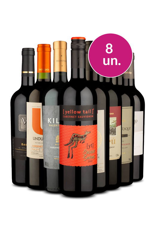 Kit 8 - Só Cabernet Sauvignon - Exclusivo We
