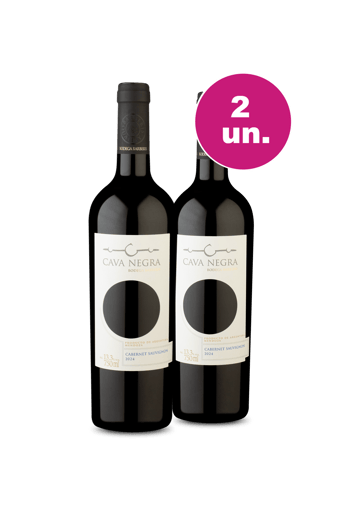 Kit 2 - Cava Negra Cabernet Sauvignon - Oferta Insana