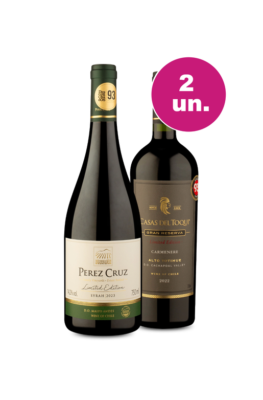 Kit 2 - Encontro de Campeões - Perez Cruz Limited Edition e Casas del Toqui Gran Reserva