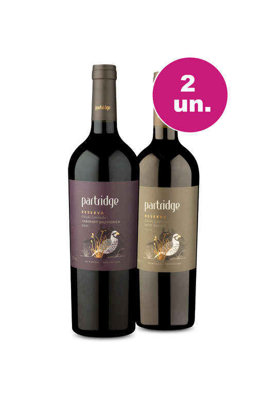 Kit 2 - Degustação Partridge Reserva Edição Limitada - Black Wine