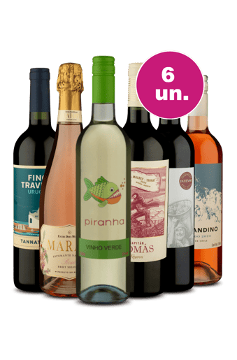 Kit 6 - Vinhos Imperdíveis por R$199