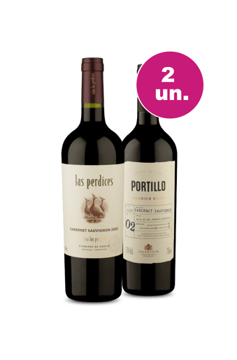 Kit 2 - Las Perdices Cabernet Sauvignon e Portillo Cabernet Sauvignon