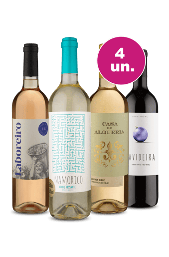 Kit 4 - Degustação Completa por R$25,90 por Garrafa