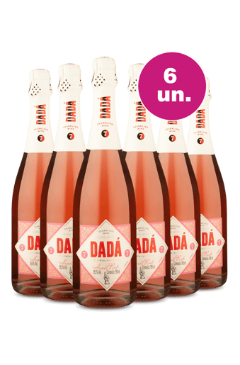 Kit 6 - Espumante Dadá Pink Sweet - Exclusivo WE