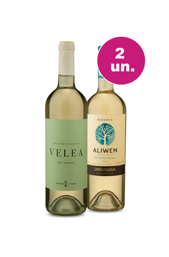 Kit 2 - Velea Malvasia Bianca e Aliwen Reserva Sauvignon Blanc