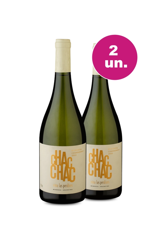 Kit 2 - Chac Chac Reserva Chardonnay - Oferta Insana