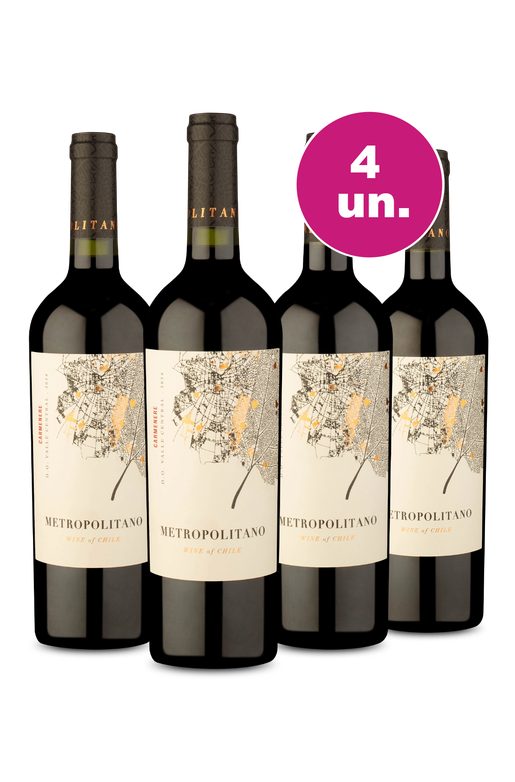 Kit 4 - Metropolitano por R$27,90 - Oferta Absurda Black Wine