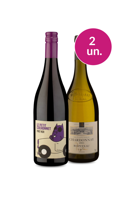 Kit 2 - Franceses pra beber com Taça - Oferta Absurda