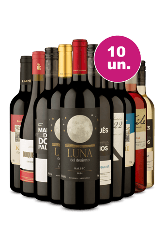 Kit 10 - Vinhos de Respeito por R$29,90 por Garrafa - Oferta Insana