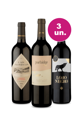 Kit 3 - Tintos Desejados por R$99