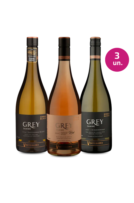 Kit 3 - Ventisquero Grey - Exclusivo We