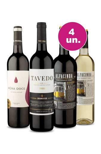 Kit 4 - Portugueses Incríveis por R$39,90 Por Garrafa - Oferta Insana
