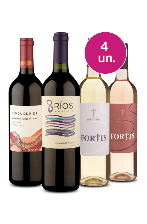 Kit 4 - Mesclados por R$25,90 por Garrafa