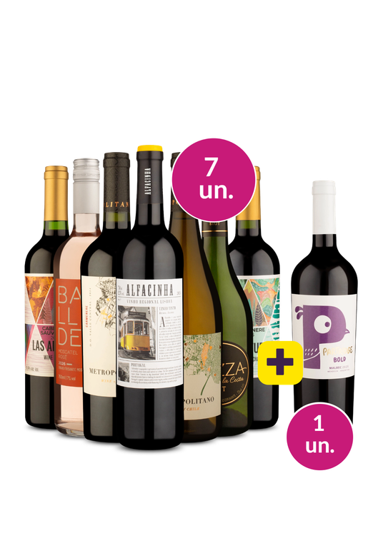 Kit 7 - Custo x Benefício + Partridge Bold Malbec Grátis - Oferta Absurda
