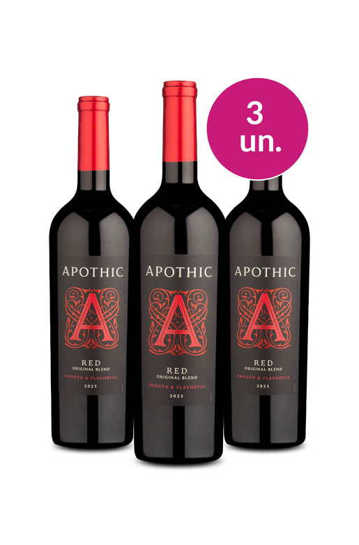 Kit 3 - Apothic Red 2023 - Exclusivo We