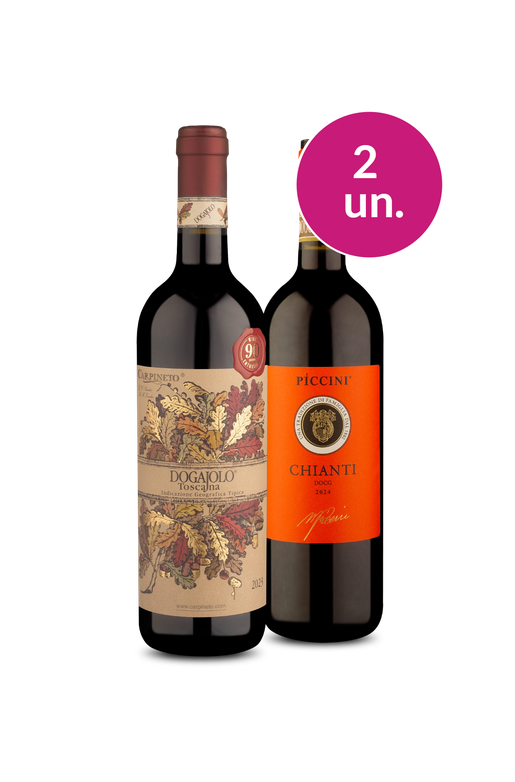 Kit 2 - Wine Pendura - Italianos Renomados