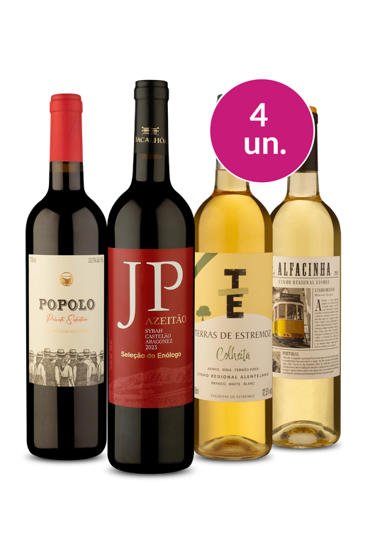 Kit 4 - Portugal em 4 Garrafas - Oferta Absurda