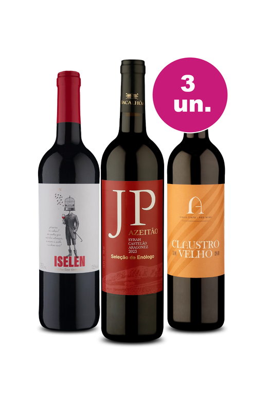 Kit 3 - Portugal e Espanha e por R$99 - Oferta Absurda Black Wine