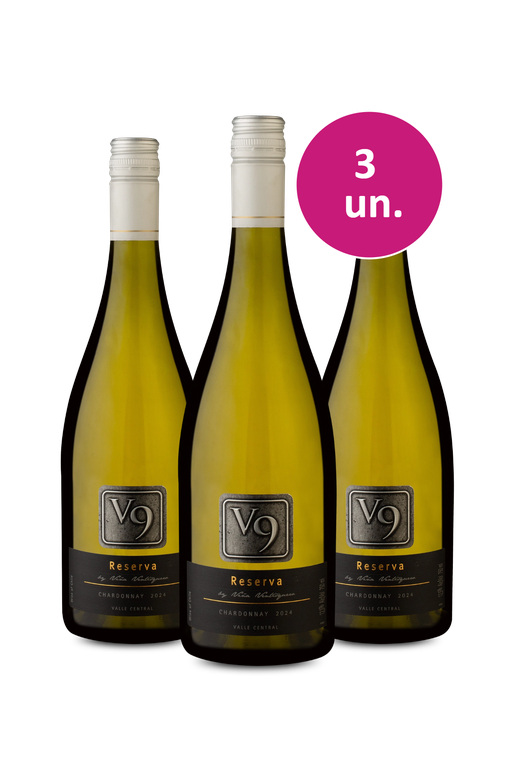 Kit 3 - V9 Reserva Chardonnay 2025 - Exclusivo We
