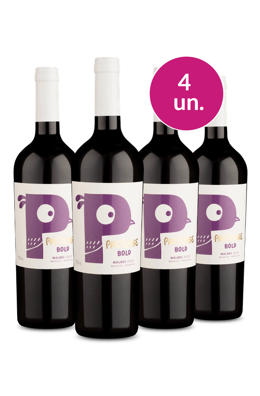 Kit 4 - Partridge Bold Malbec - Exclusivo We
