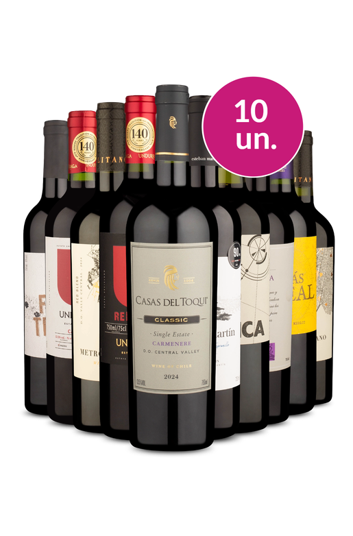 Kit 10 - Tintos por 27,90 - Exclusivo We