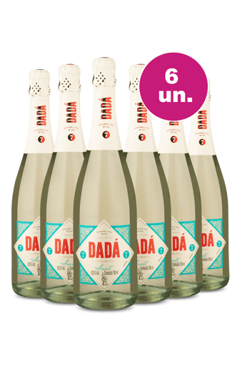 Kit 6 - Espumante Dadá White Sweet - Exclusivo WE