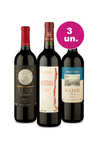 Kit 3 - Tour Pela América do Sul por R$99