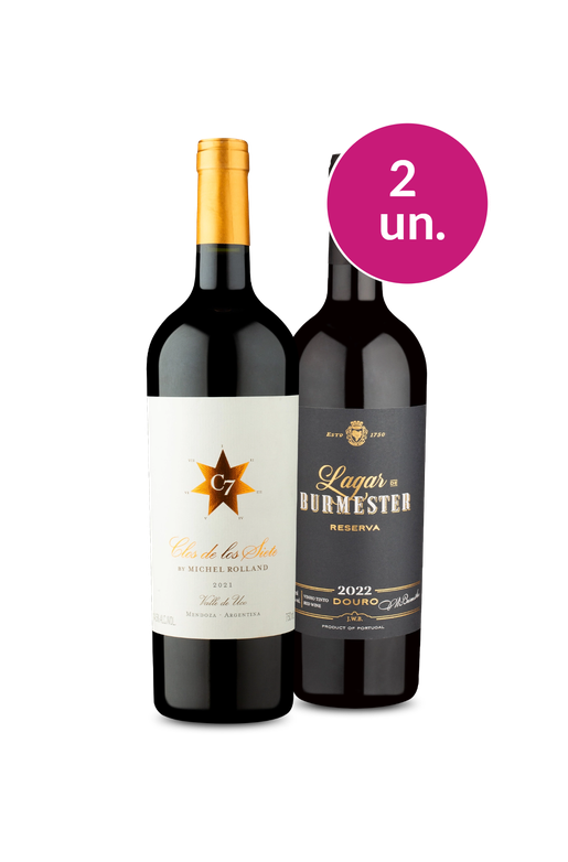 Kit 2 - Clos de Los Siete e Lagar de Burmester - Oferta Absurda IZ