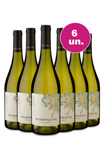 Kit 6 - Metropolitano Chardonnay - Exclusivo We