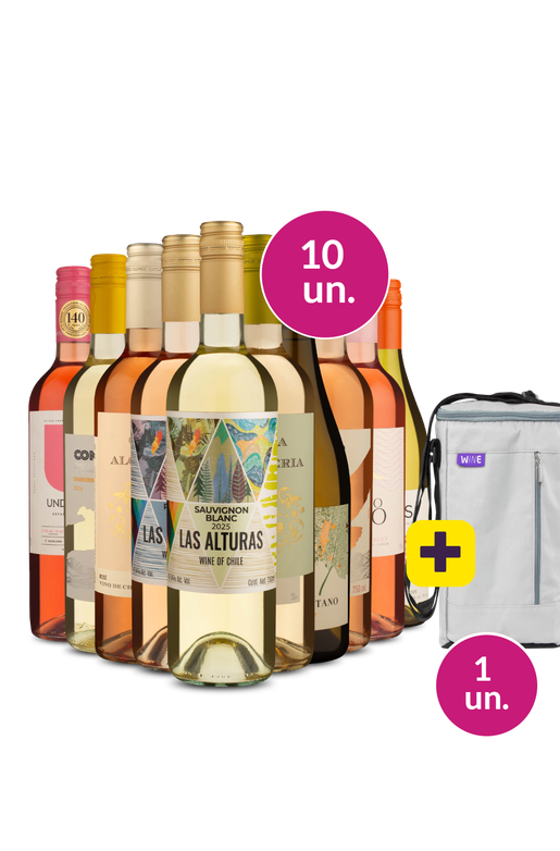 Kit 10 - Refrescantes + Bolsa p/ 3 garrafas Grátis - Exclusivo We